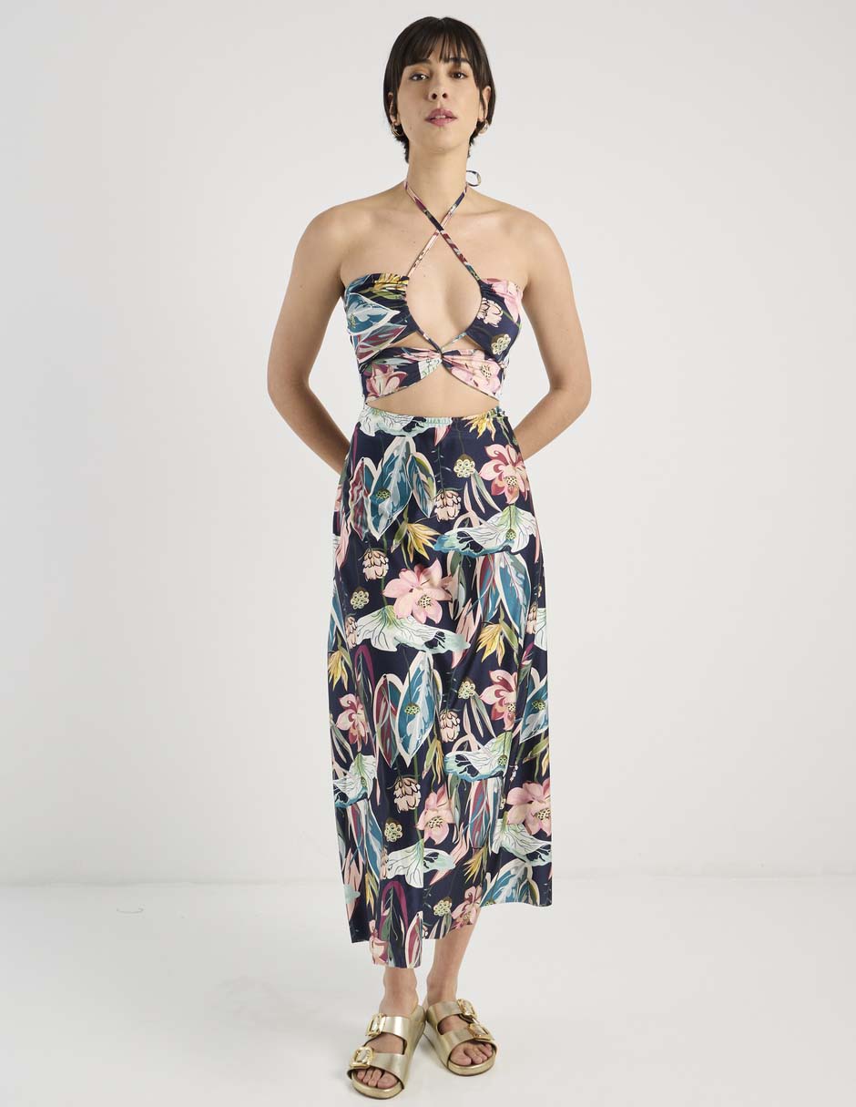 Vestido largo de playa para mujer 3