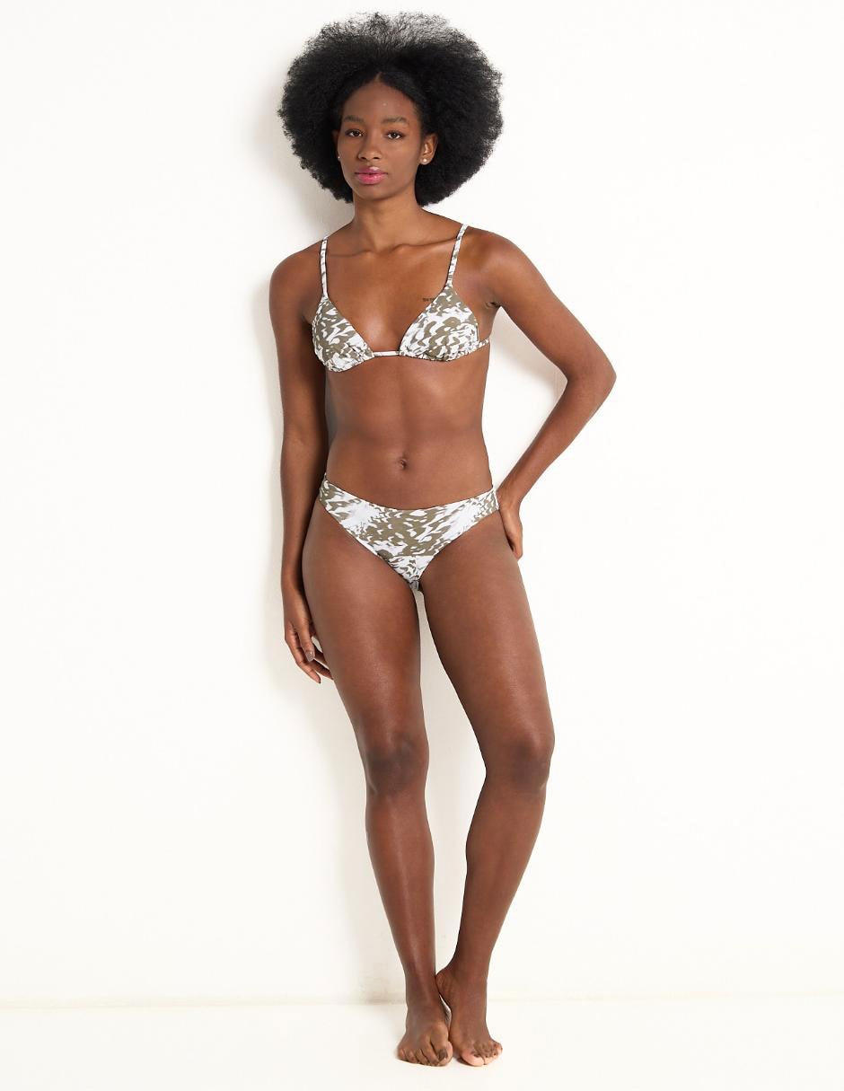 Bikini estampado a la cadera para mujer 5