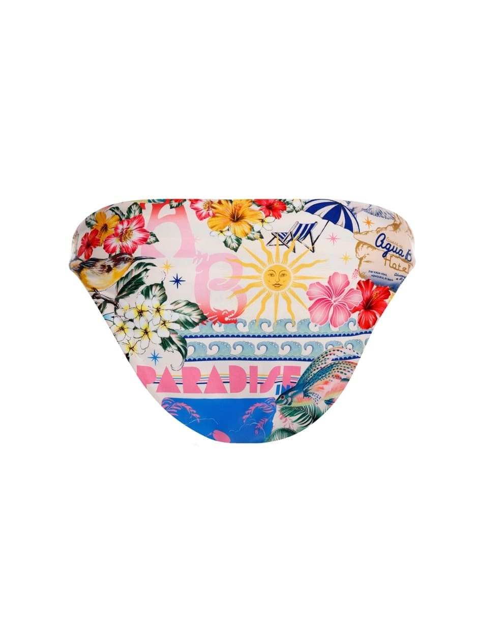 Bikini estampado a la cadera para mujer 8