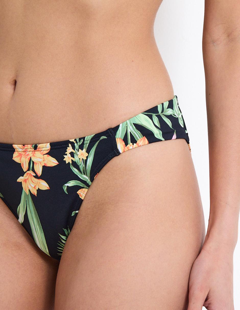 Bikini estampado floral a la cintura para mujer 4