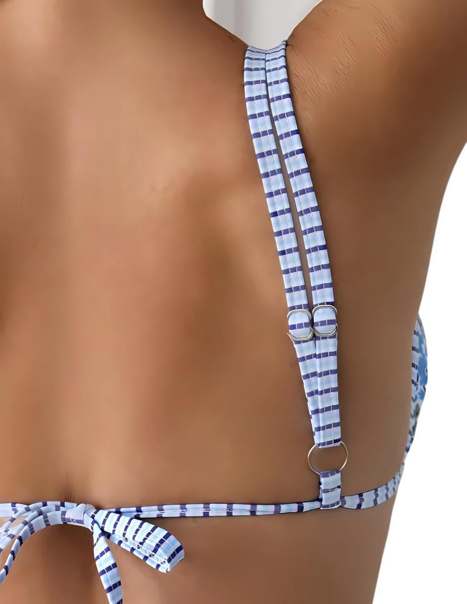 Conjunto bikini estampado floral para mujer 3