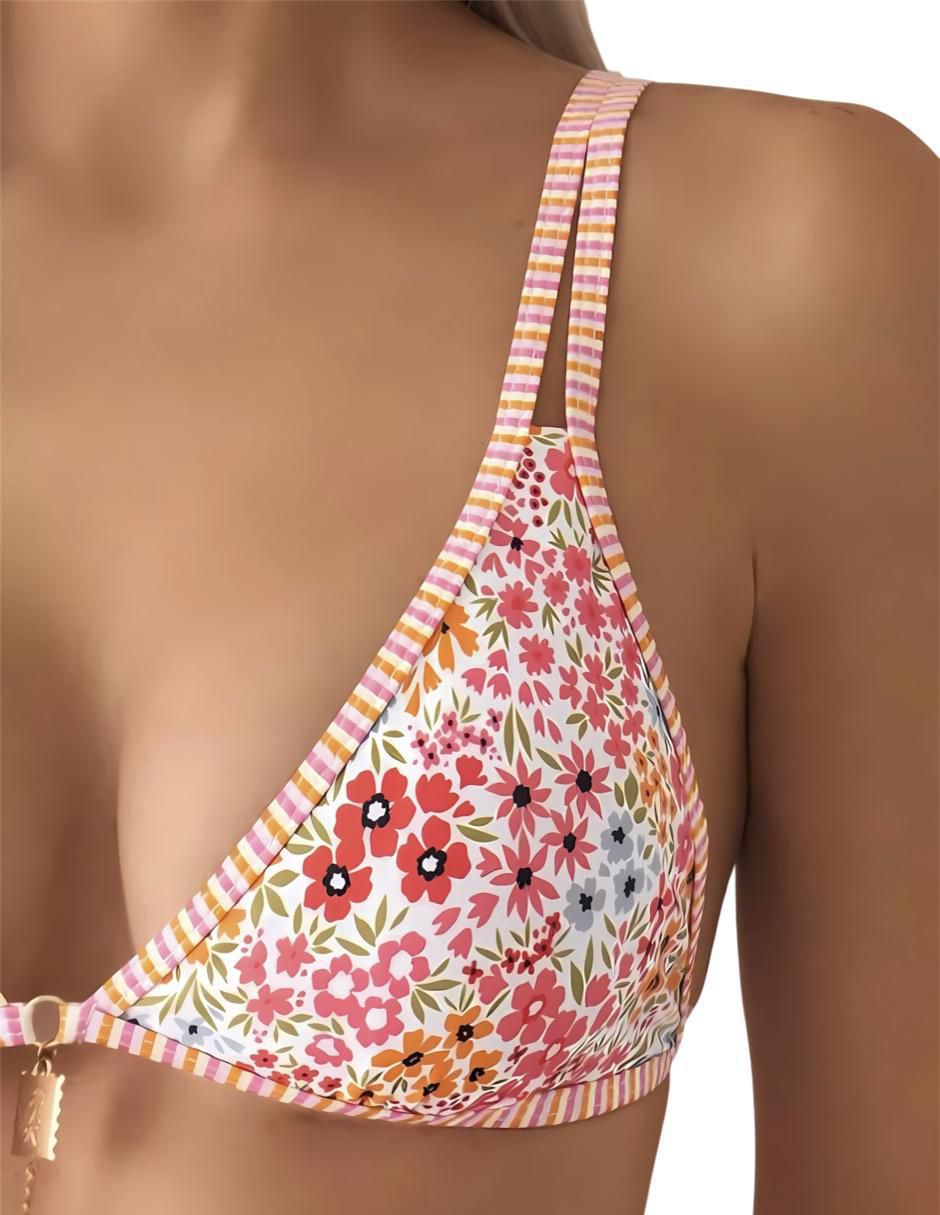 Conjunto bikini estampado floral para mujer 4