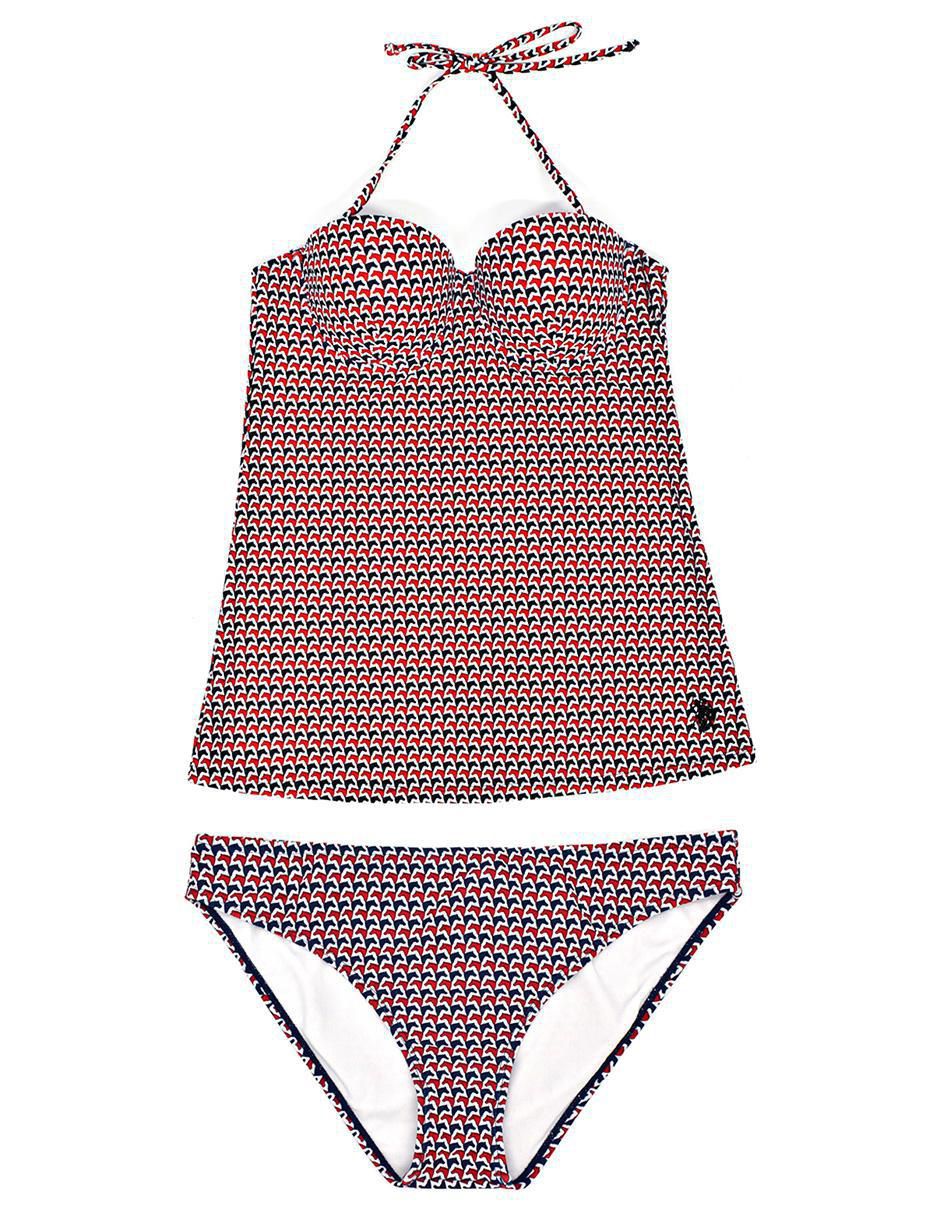Conjunto tankini estampado para mujer 3