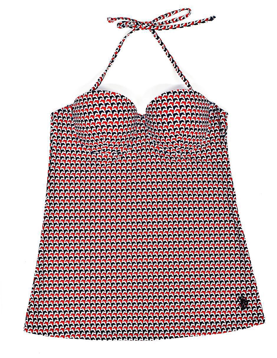 Conjunto tankini estampado para mujer 4