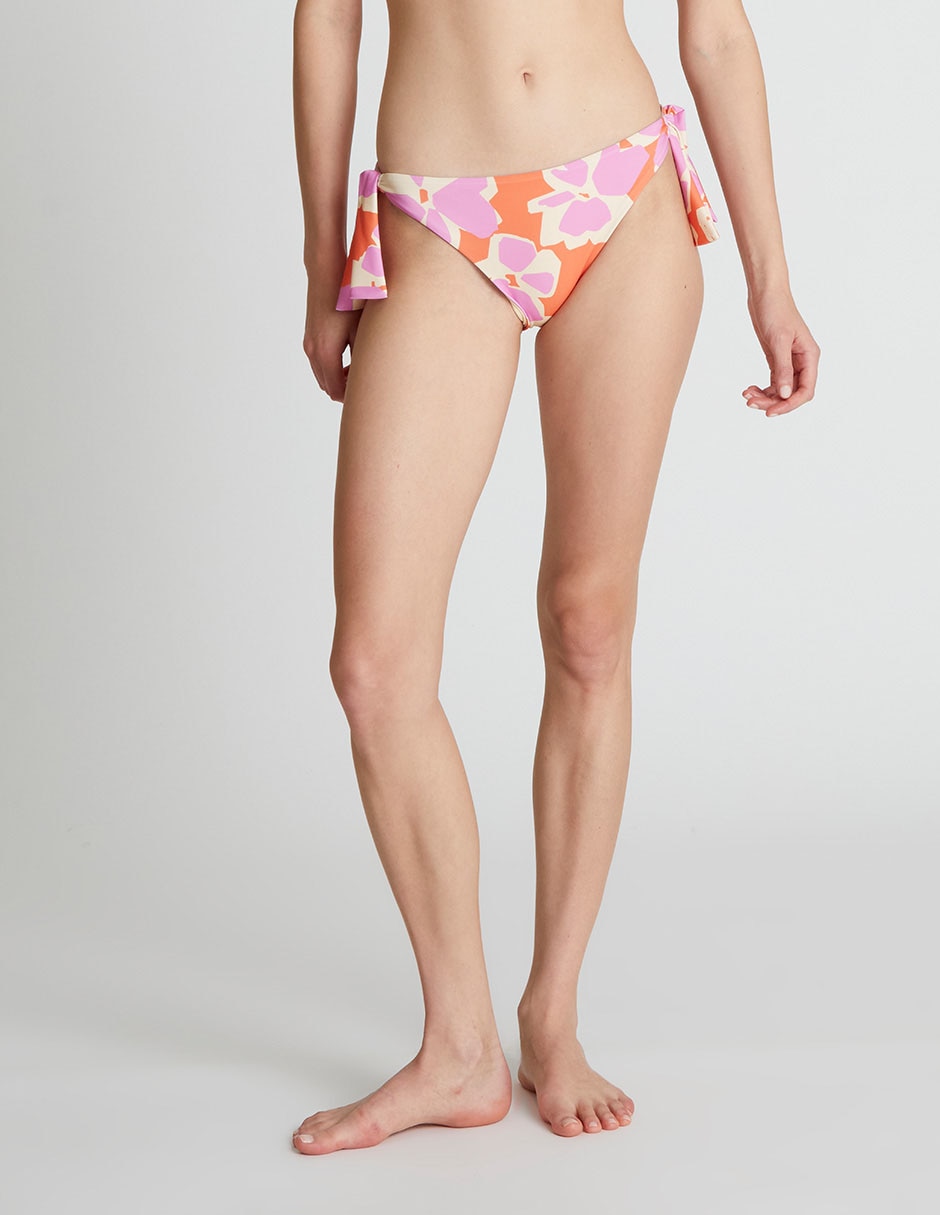 Bikini estampado floral a la cadera para mujer