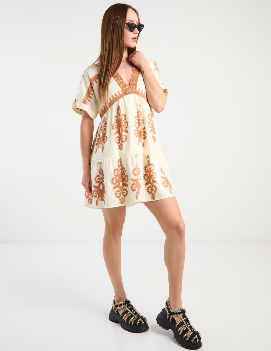 Vestido corto playa para mujer 3