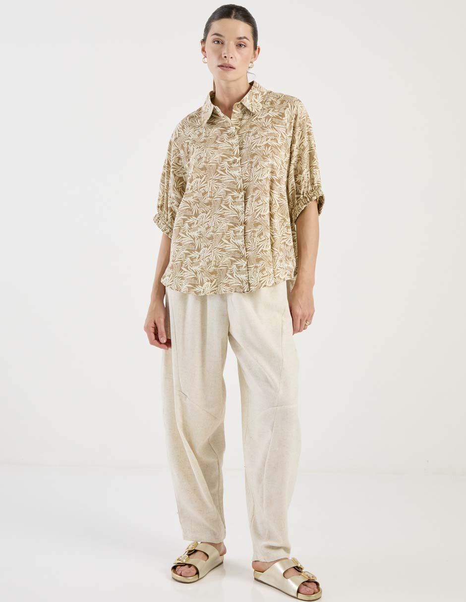 Pantalón relaxed Map straight para mujer