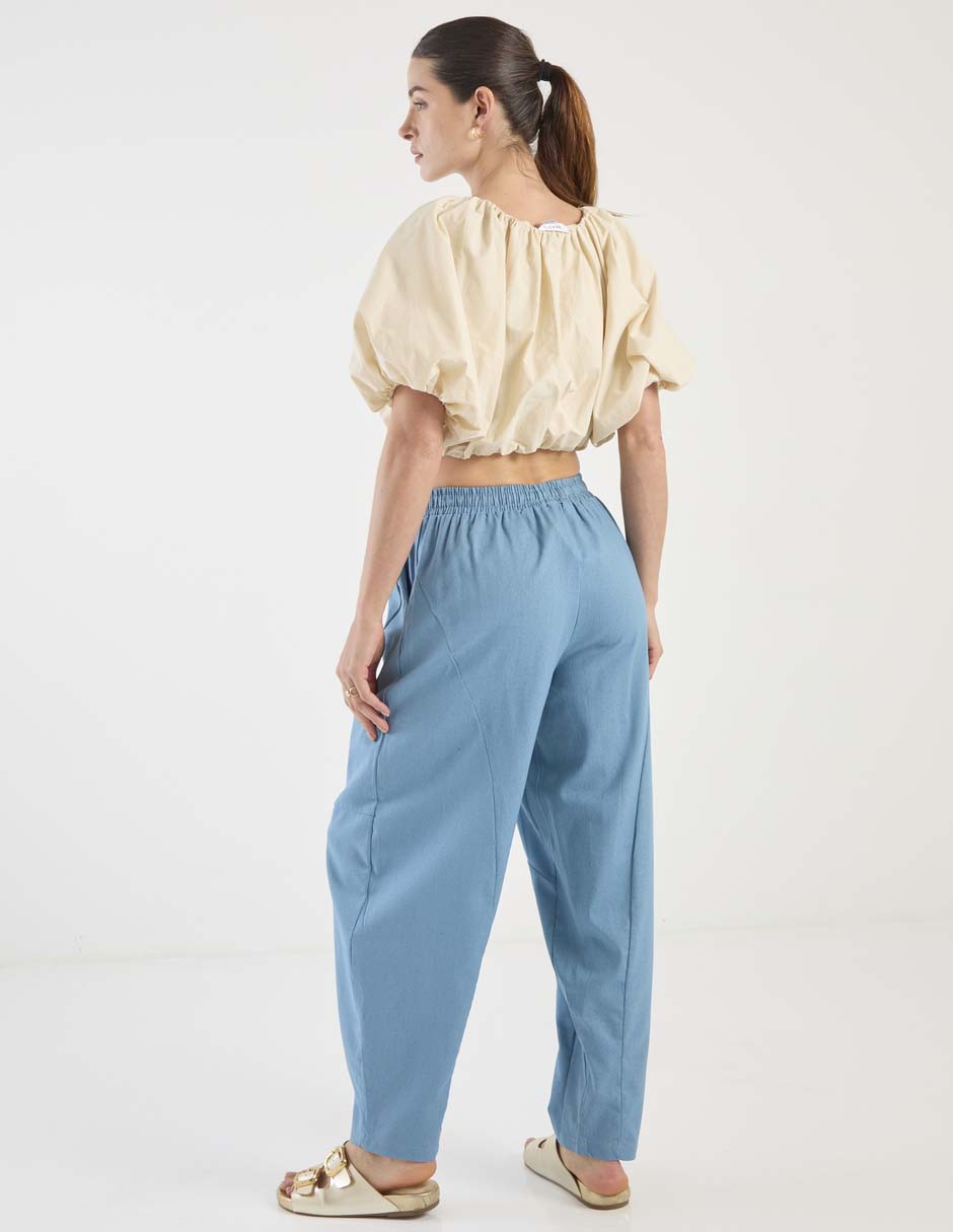 Pantalón relaxed straight para mujer 2