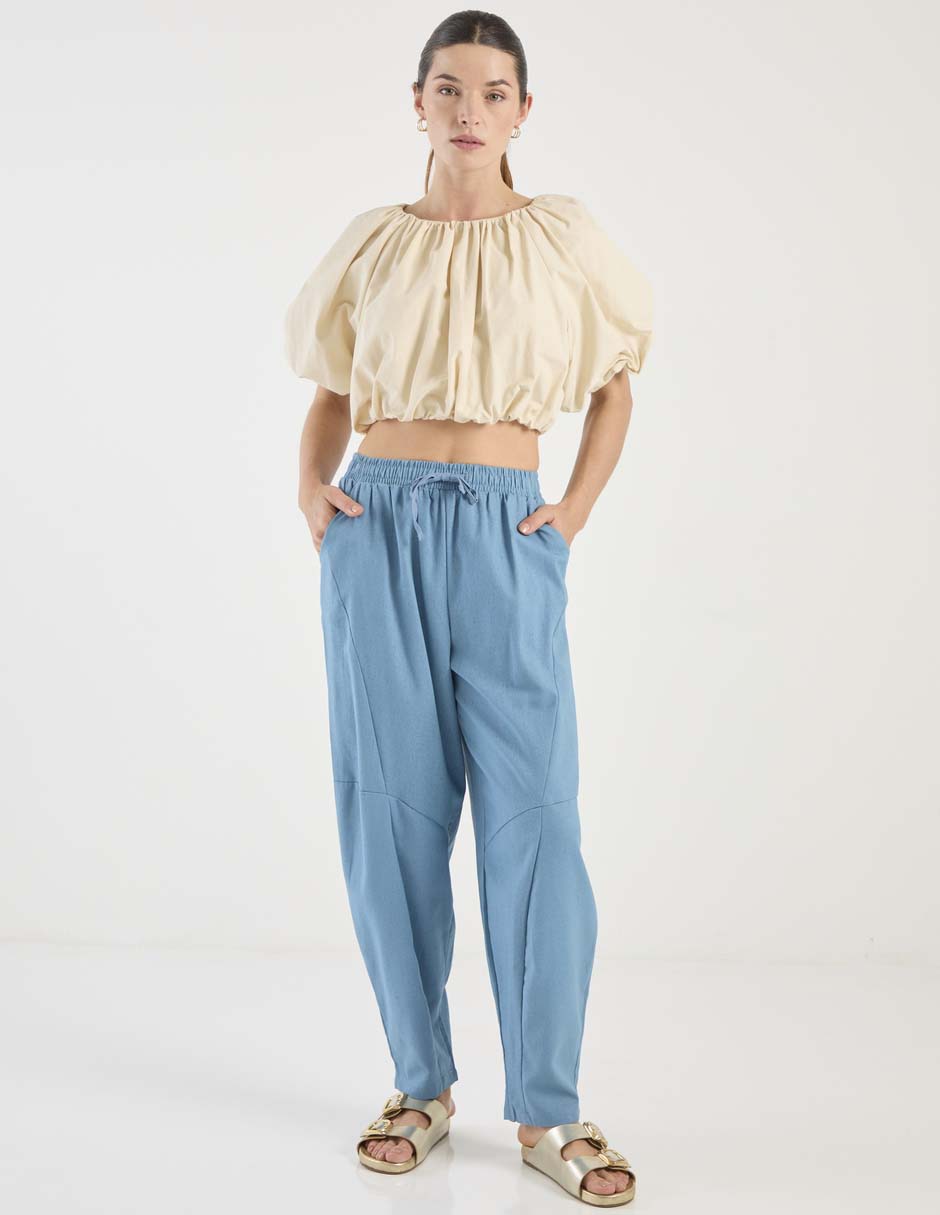 Pantalón relaxed straight para mujer 3