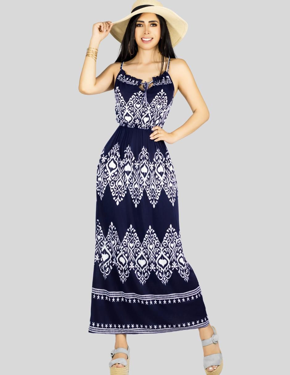 Vestido maxi casual malabis malabis casual dresses "para mujer"