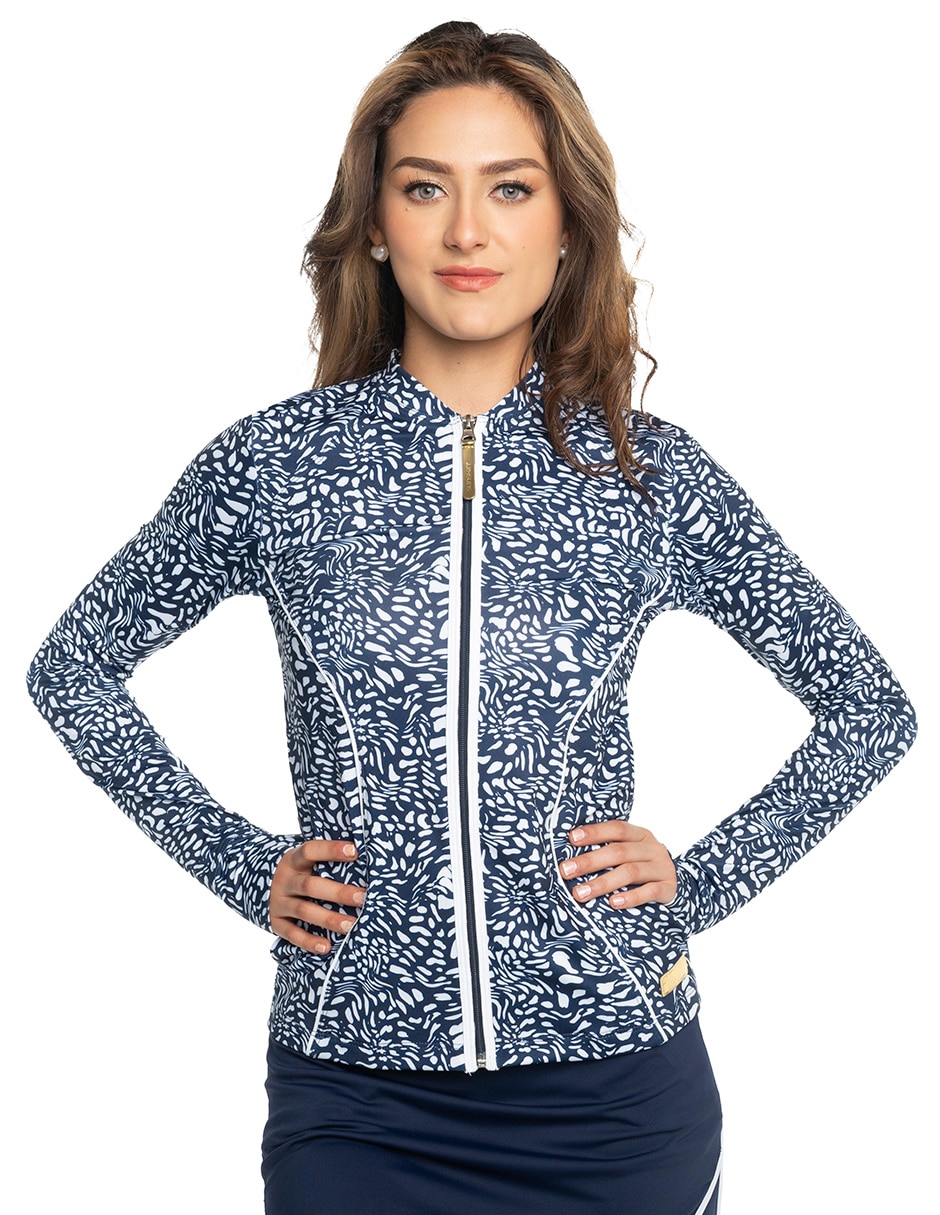 Wetshirt estampado gráfico para mujer