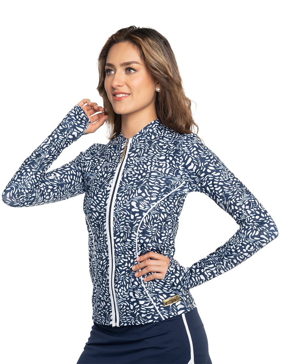 Wetshirt estampado gráfico para mujer 2