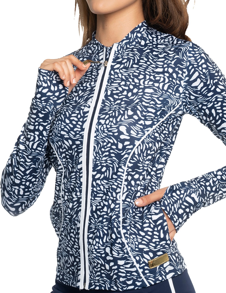 Wetshirt estampado gráfico para mujer 4