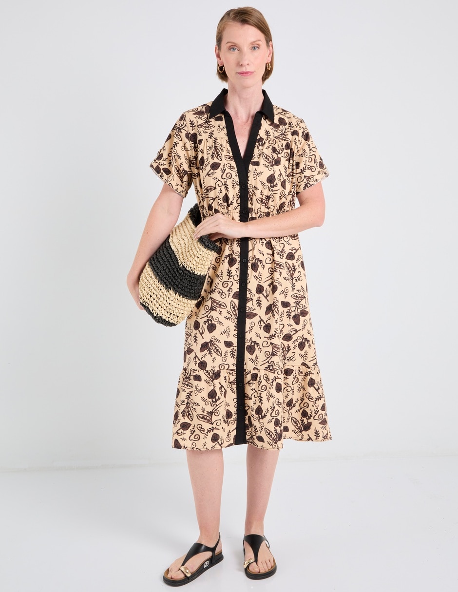 Vestido midi playa para mujer 3