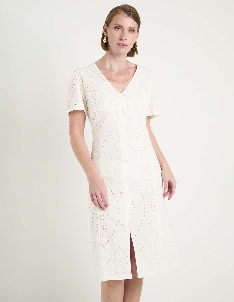 Salida de playa vestido con botones para mujer Salida de playa vestido con botones para mujer