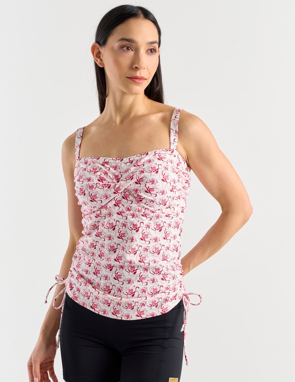 Tankini estampado floral con copas para mujer Tankini estampado floral con copas para mujer