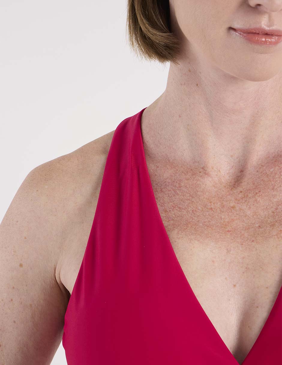 Halter estampado floral para mujer 5