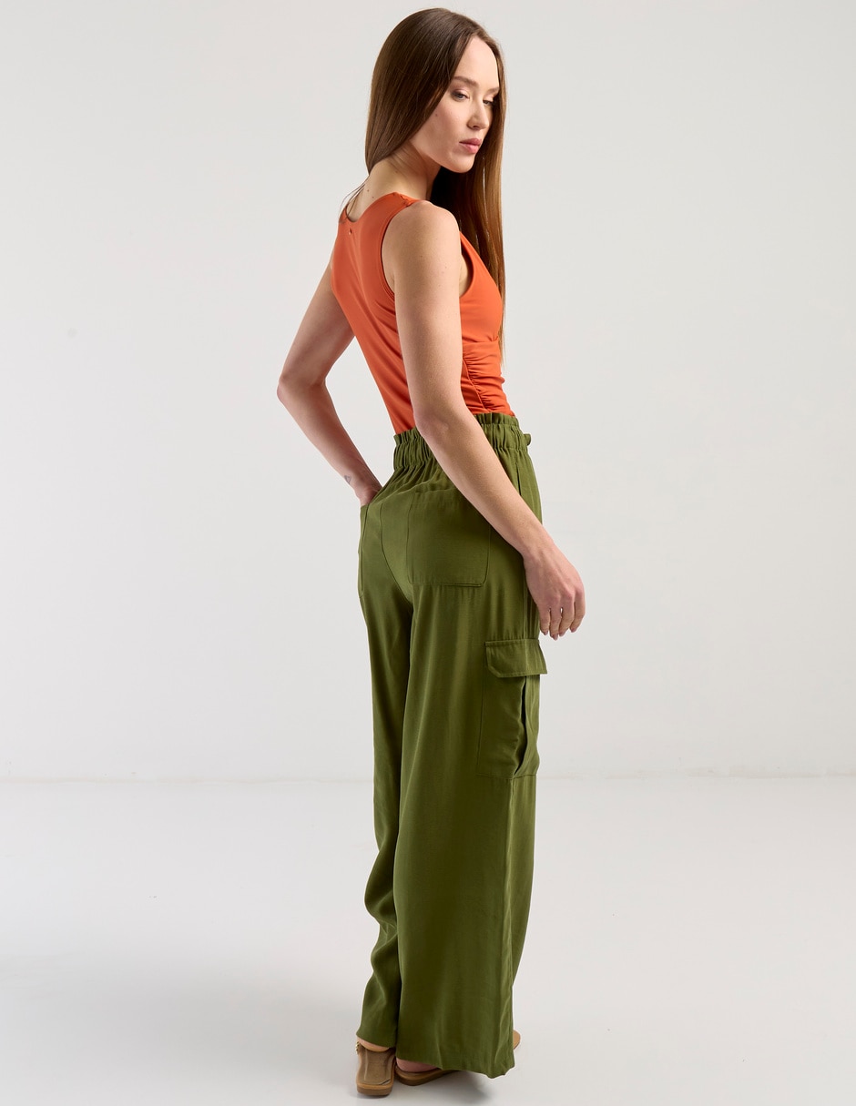 Pantalón easy pant Map wide leg para mujer 2