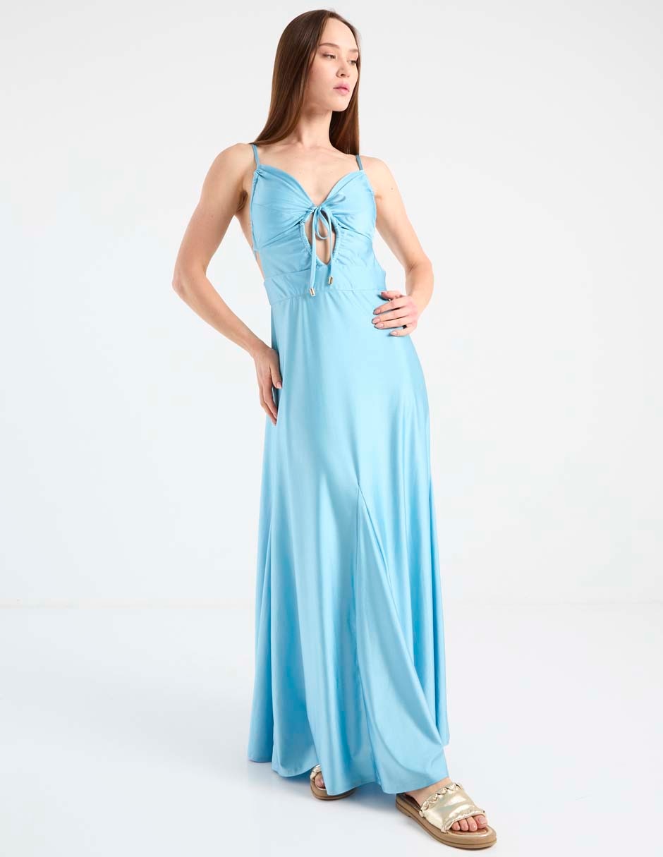 Vestido largo casual para mujer 3
