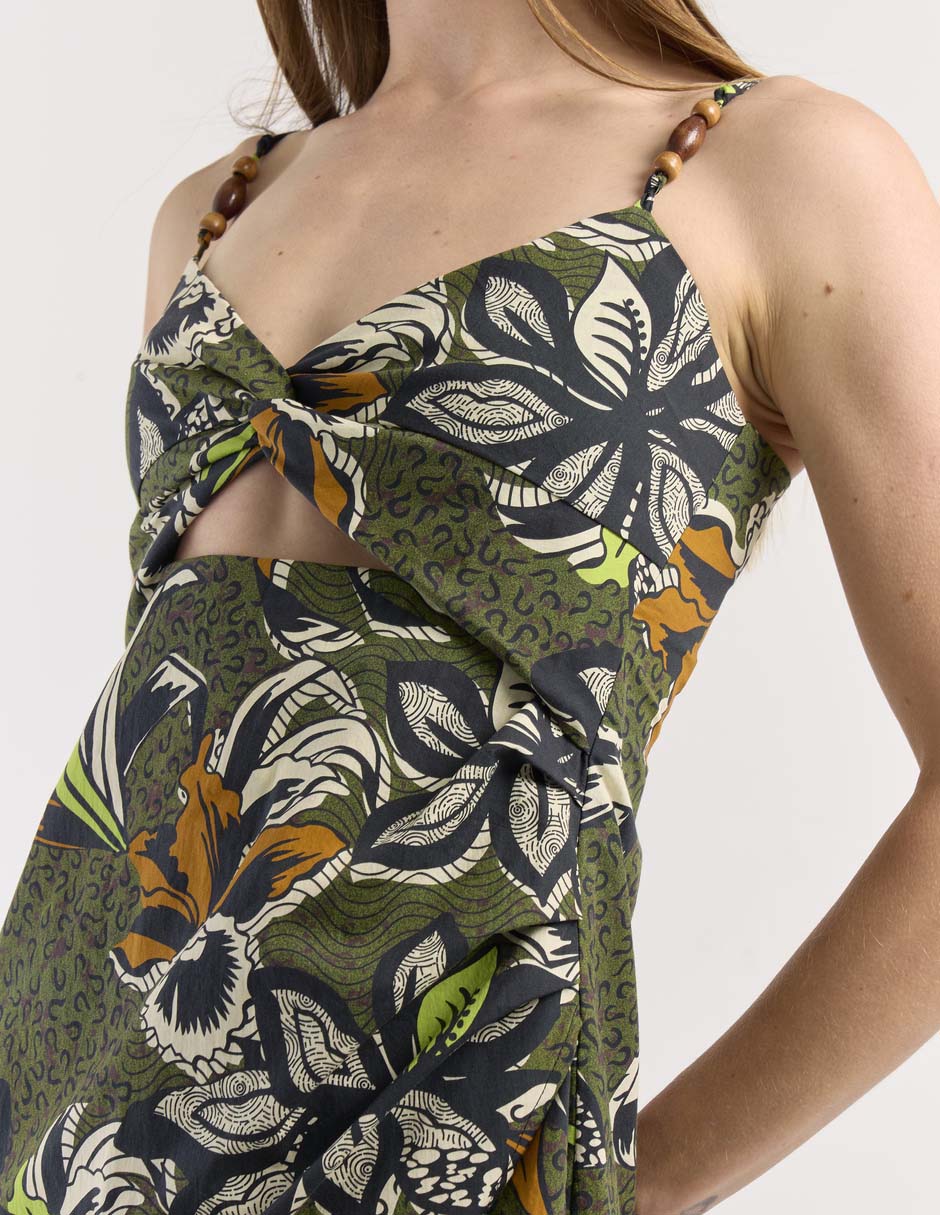Vestido corto playa para mujer 4