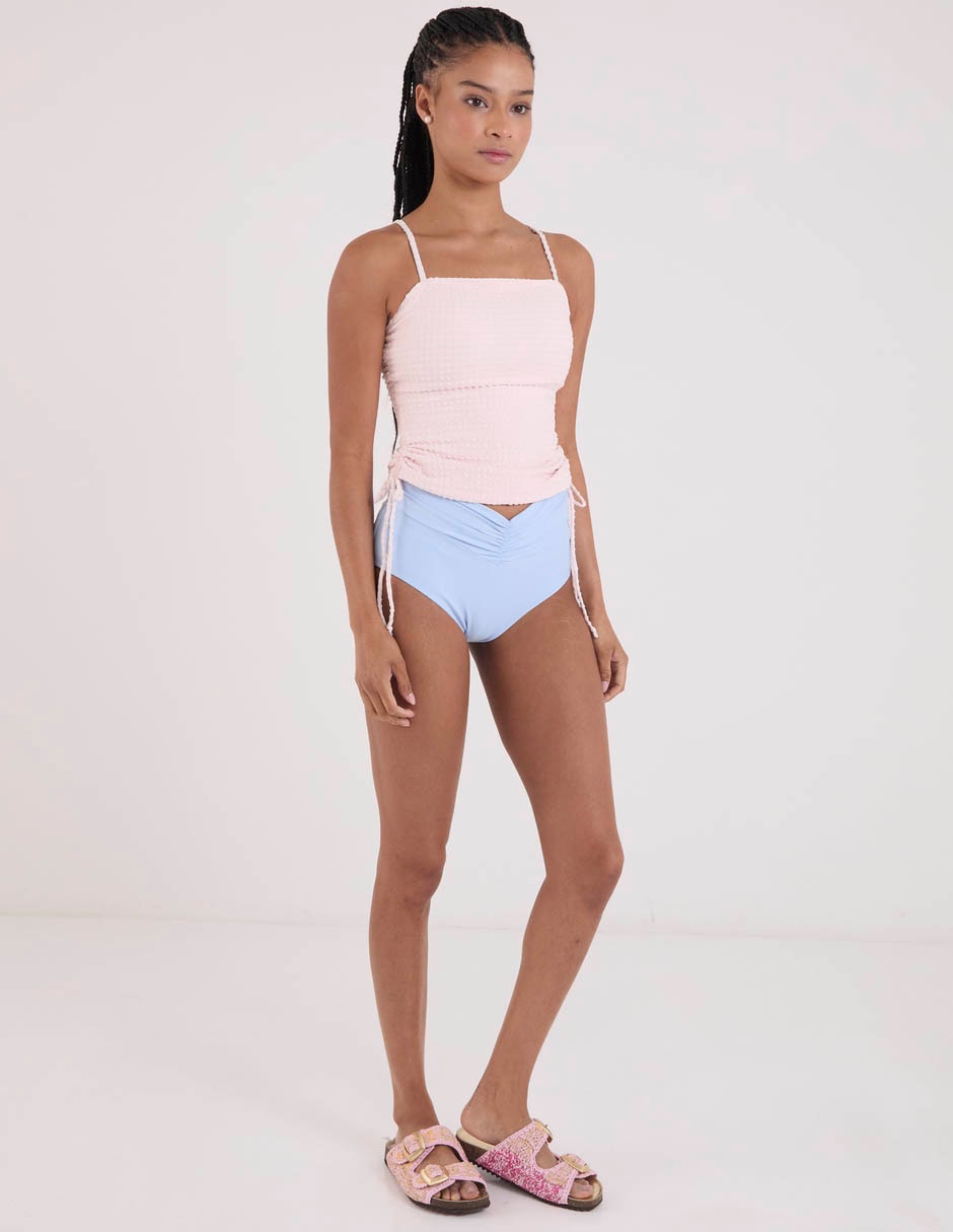 Tankini estampado a cuadros para mujer 8