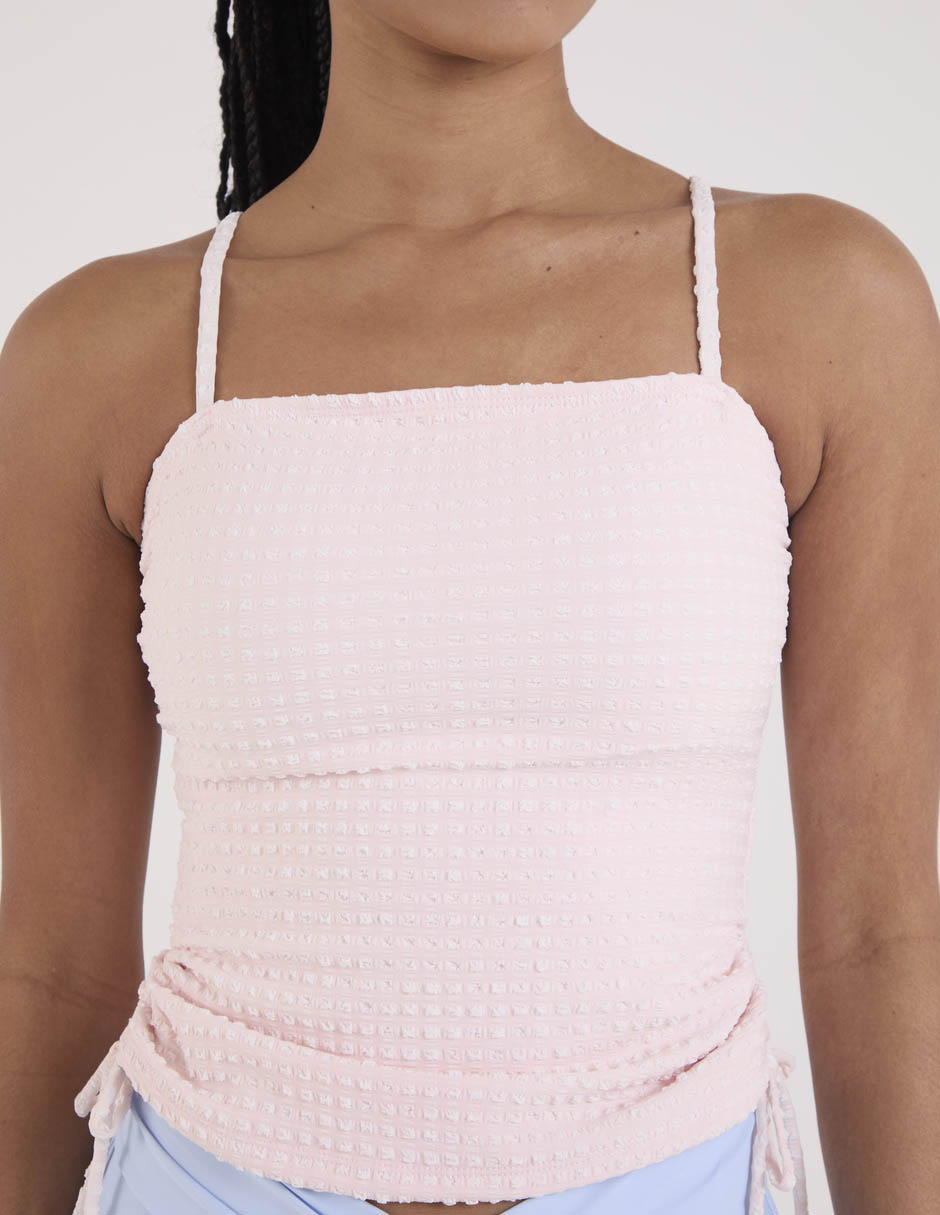 Tankini estampado a cuadros para mujer 10