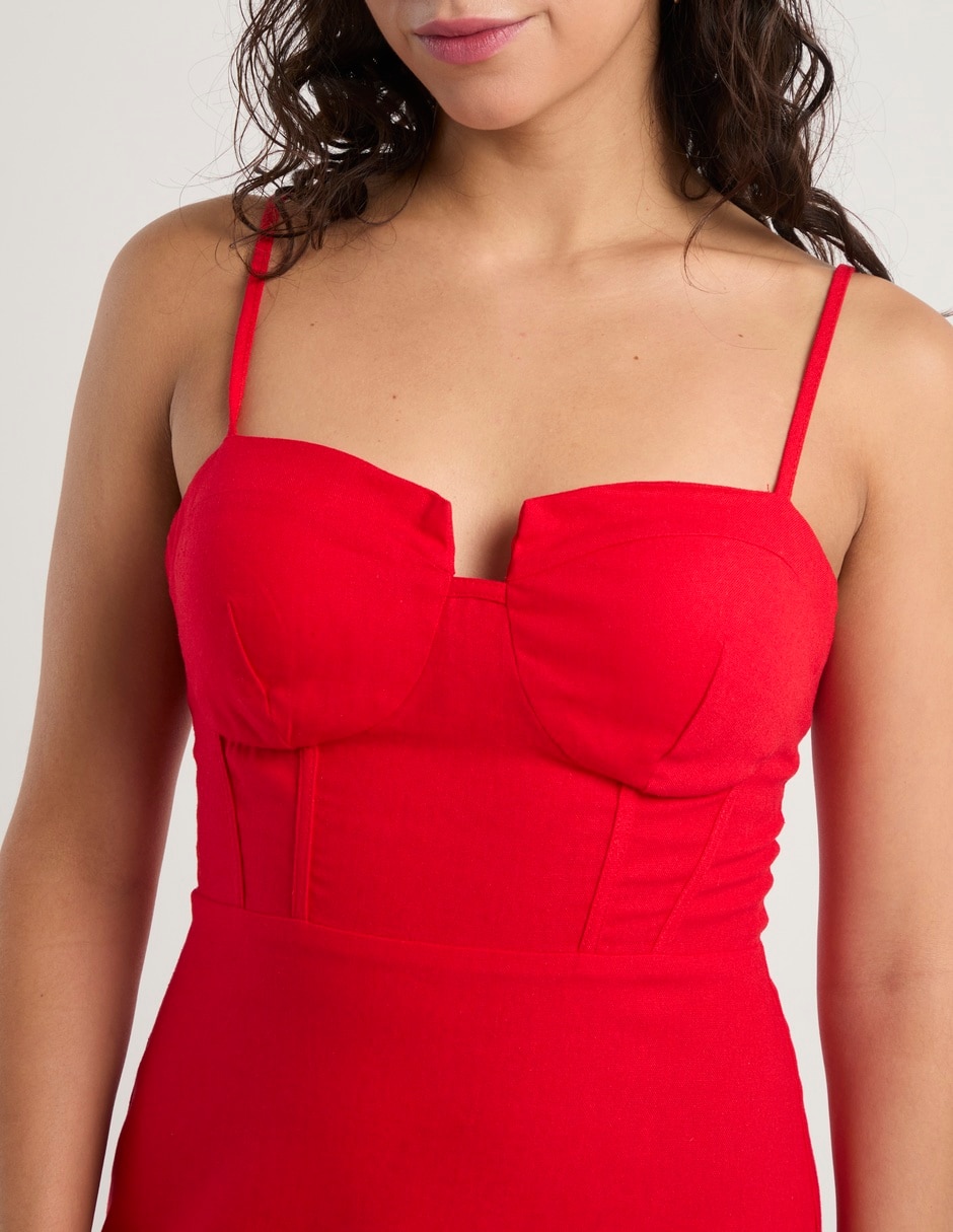 Vestido corto playa para mujer 4