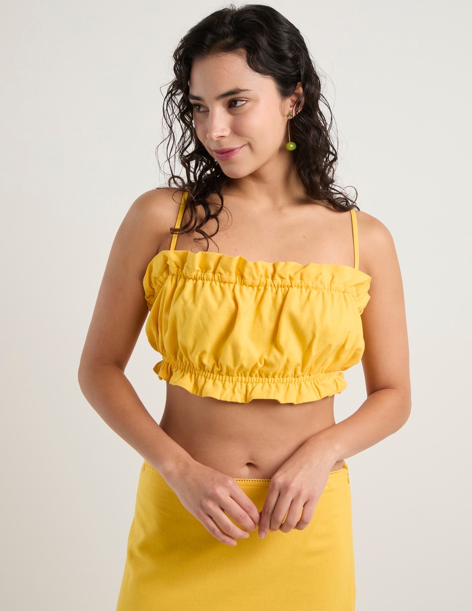 Top escote cuadrado tirante ajustable 2