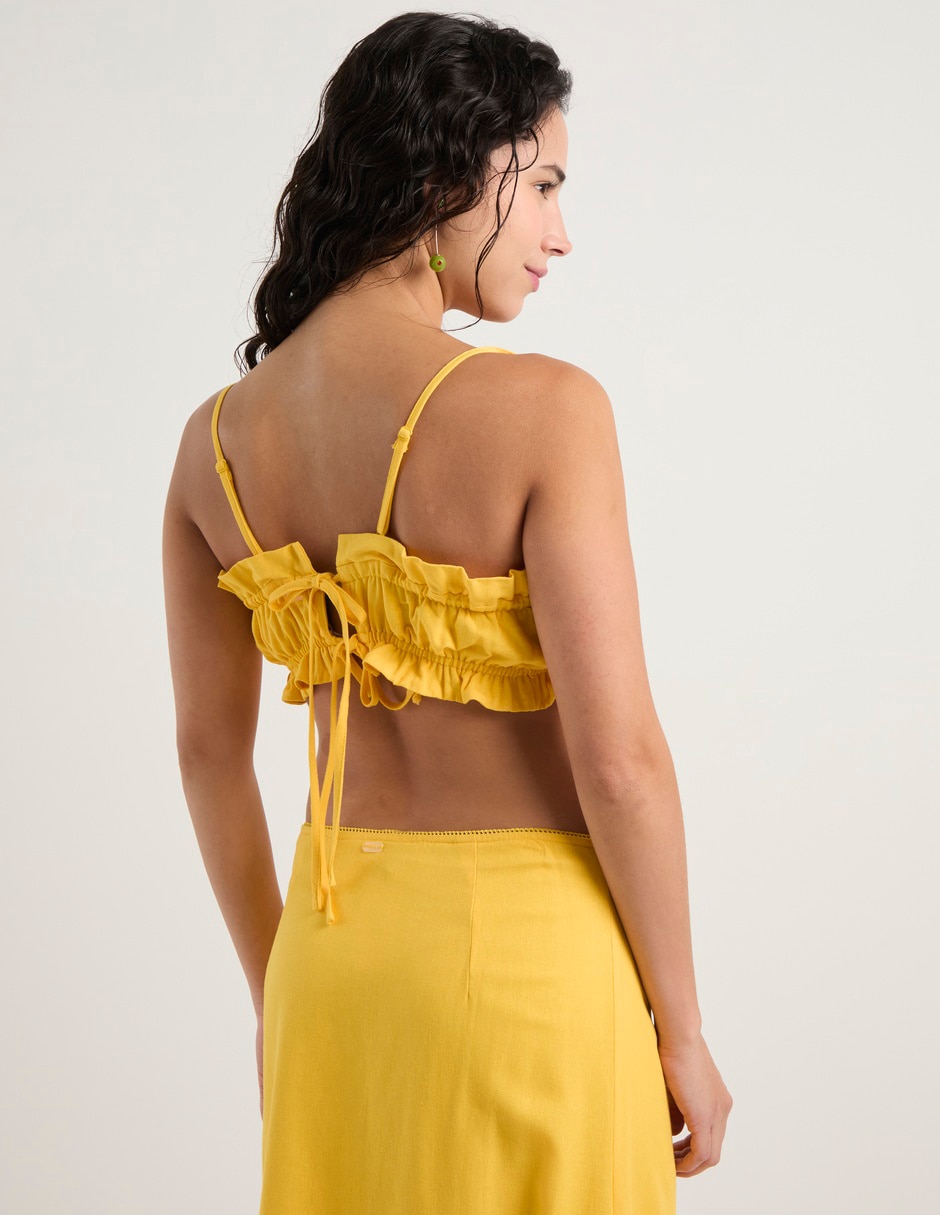 Top escote cuadrado tirante ajustable 6