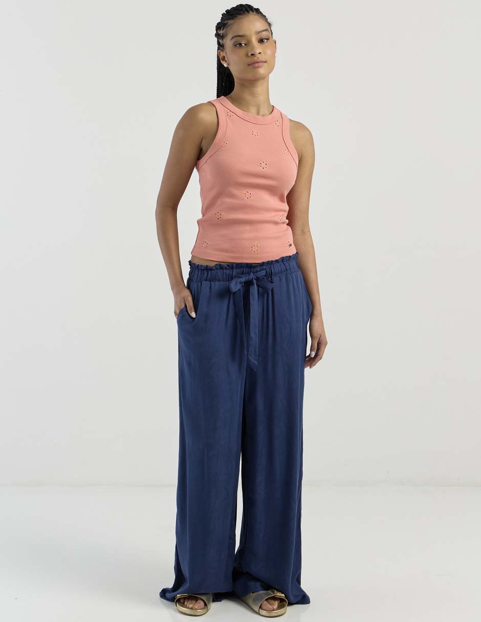 Pantalón easy pant wide leg para mujer 3