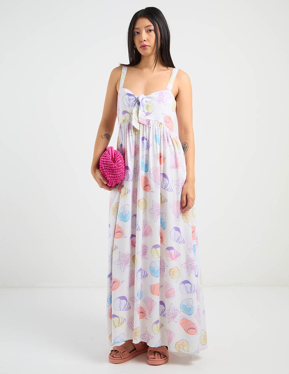 Vestido largo playa para mujer 2