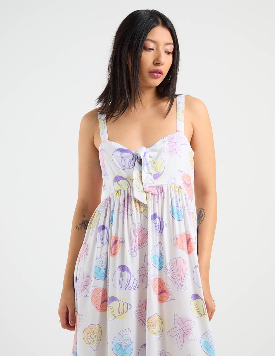 Vestido largo playa para mujer 4