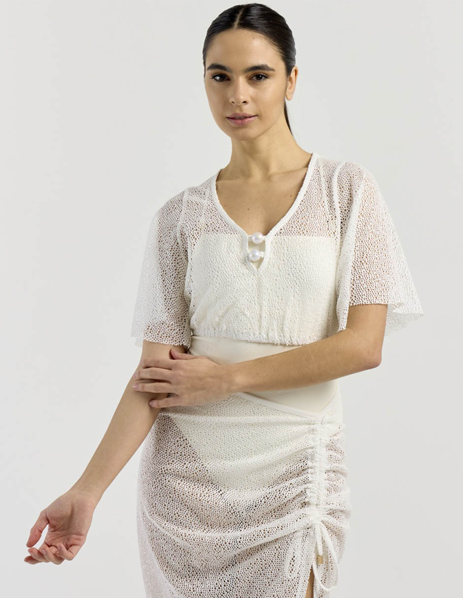 Salida de playa blusa para mujer