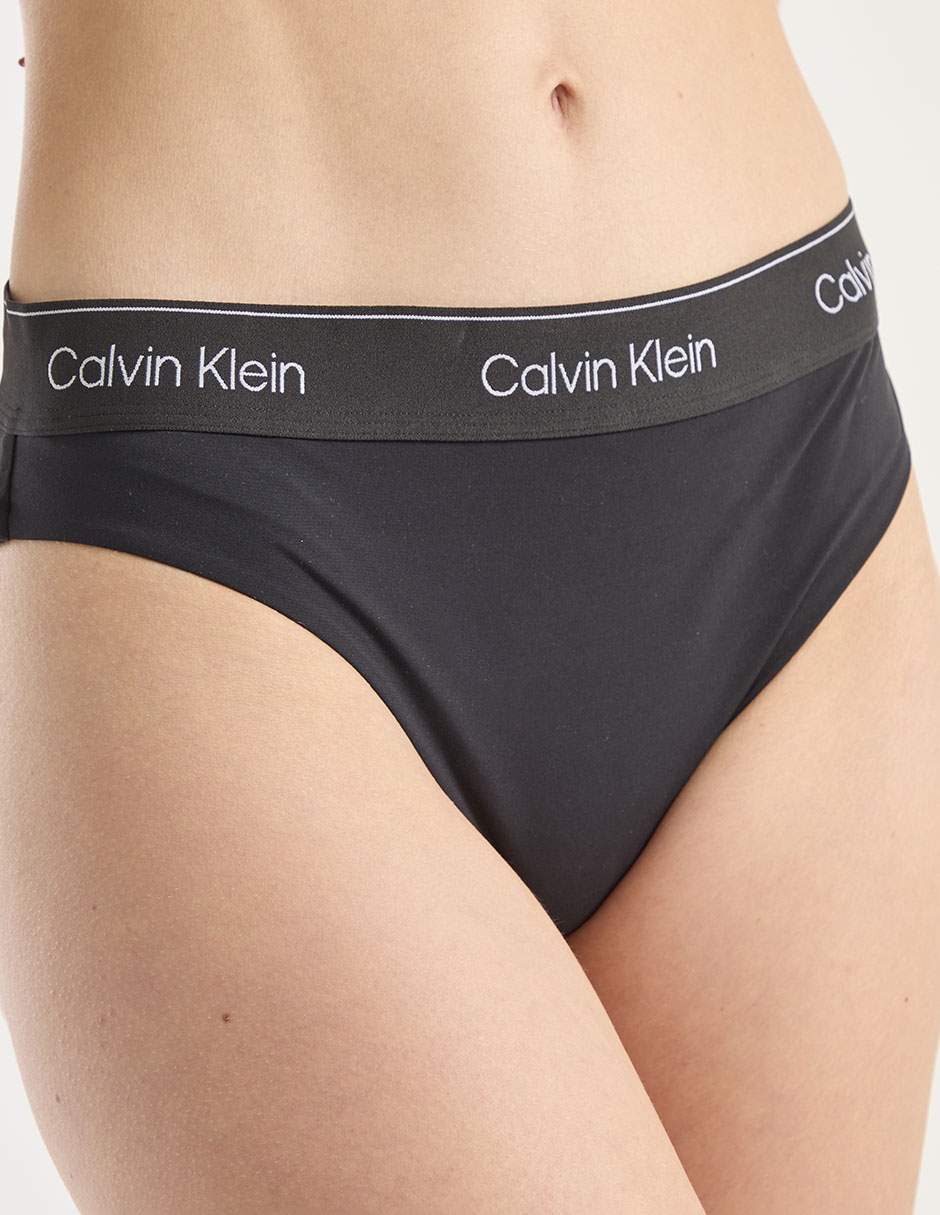 Bikini estampado logo a la cintura para mujer 2