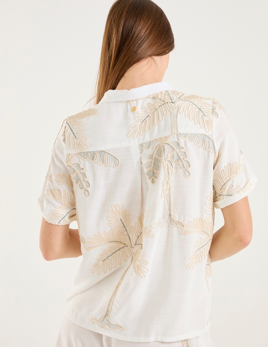 Blusa manga corta para mujer 2