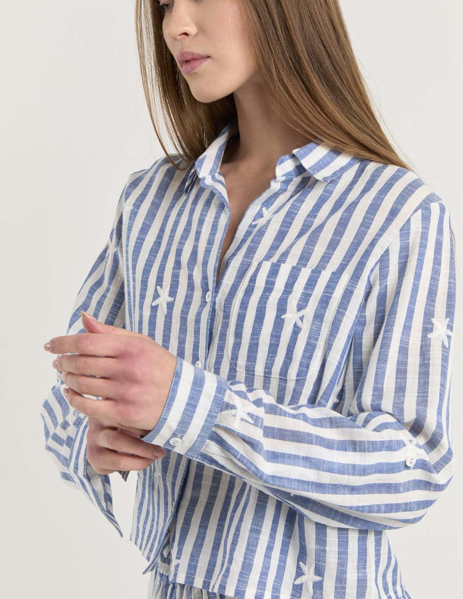 Blusa manga larga para mujer 5
