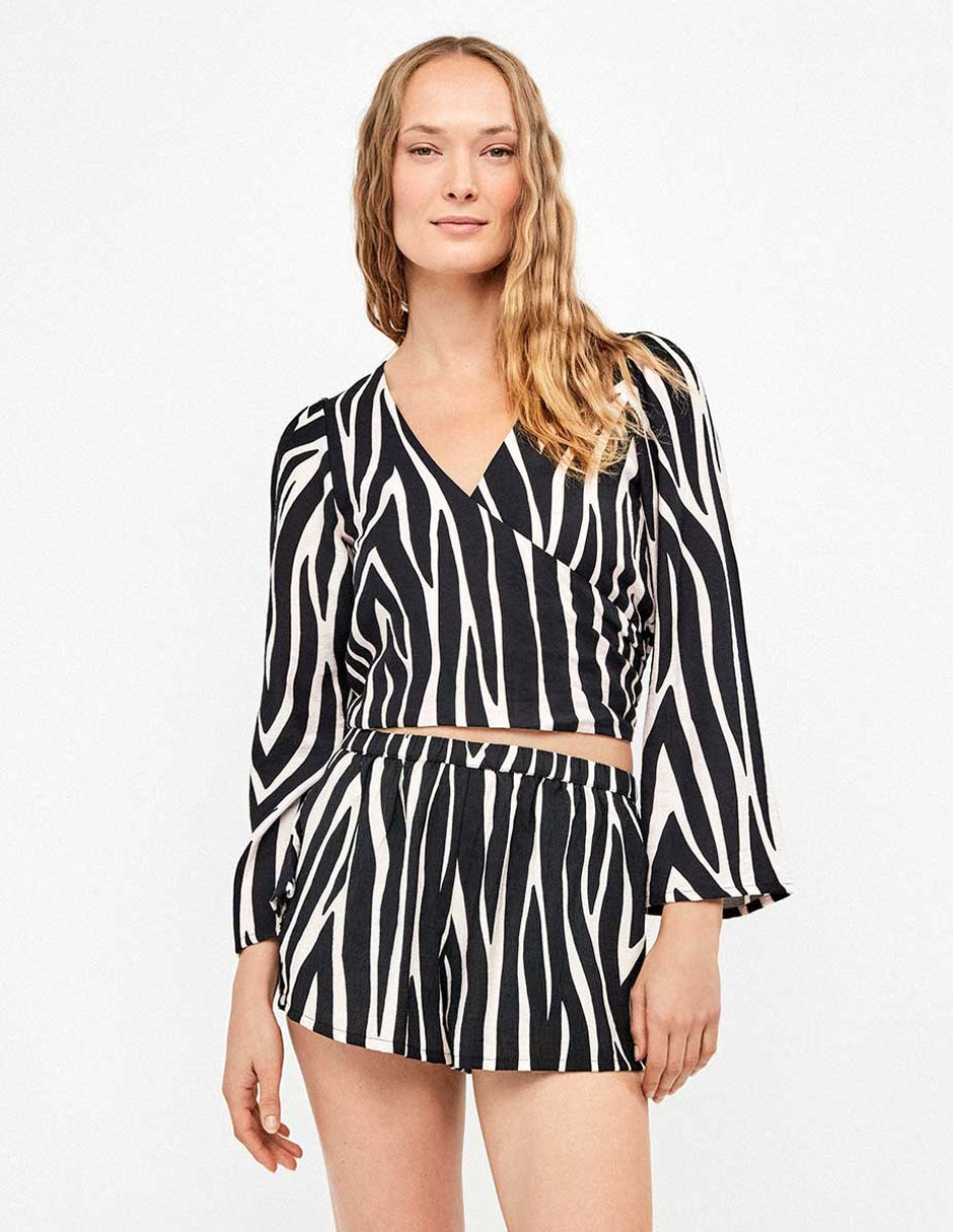 Salida de playa blusa para mujer 4