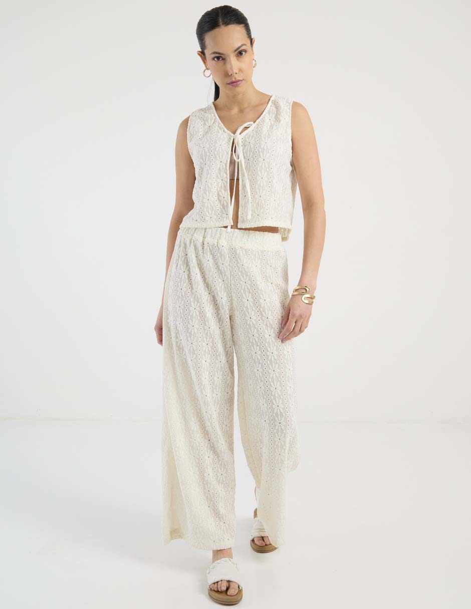 Pantalón relaxed amplio para mujer 2