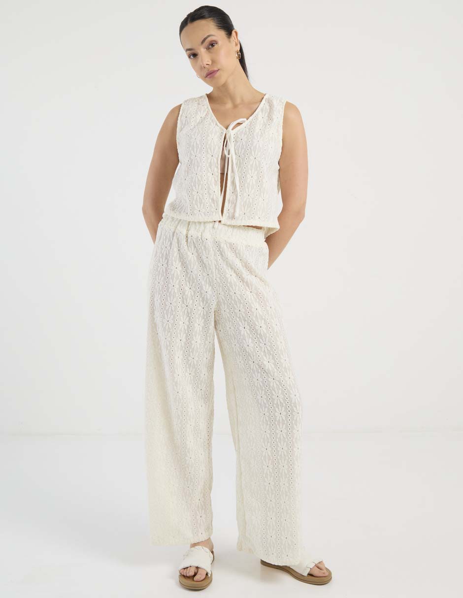 Pantalón relaxed amplio para mujer 3