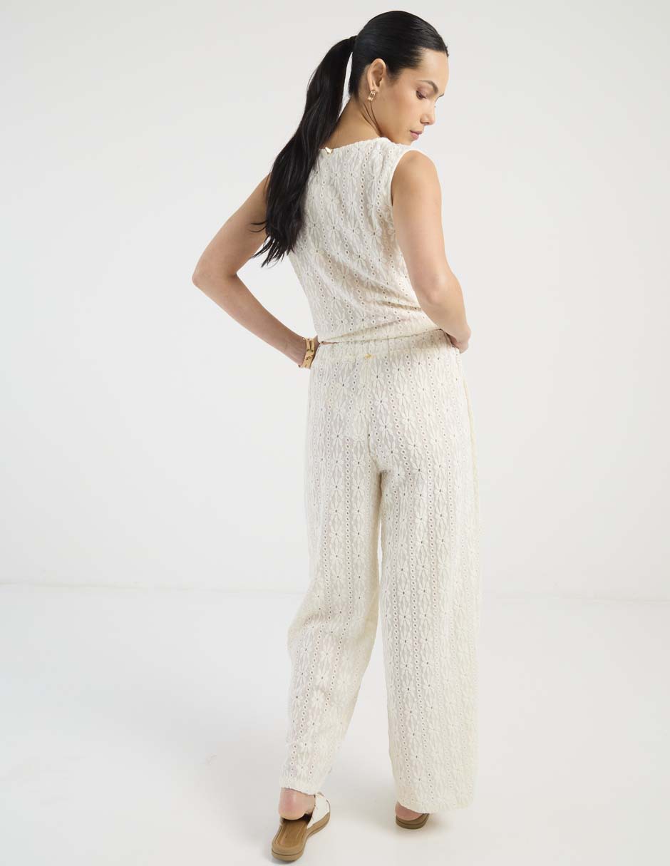 Pantalón relaxed amplio para mujer 6