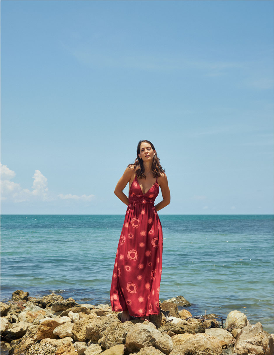 Vestido maxi playa para mujer 4