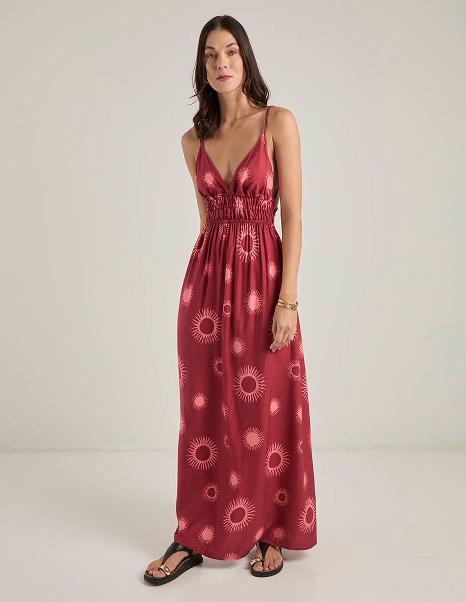 Vestido maxi playa para mujer