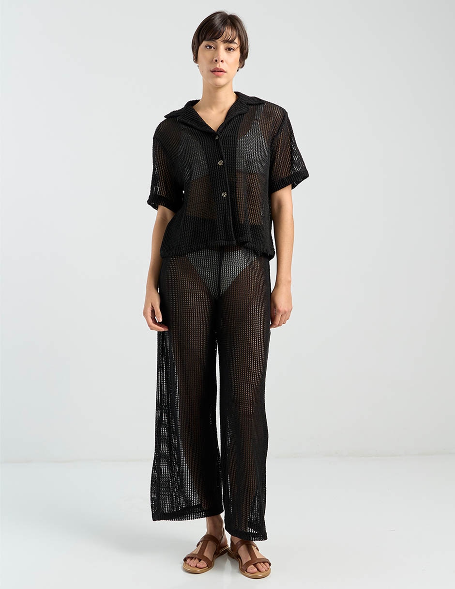 Pantalón relaxed amplio para mujer 2
