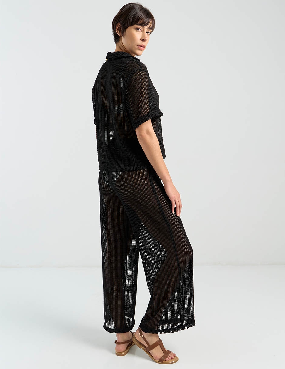 Pantalón relaxed amplio para mujer 6