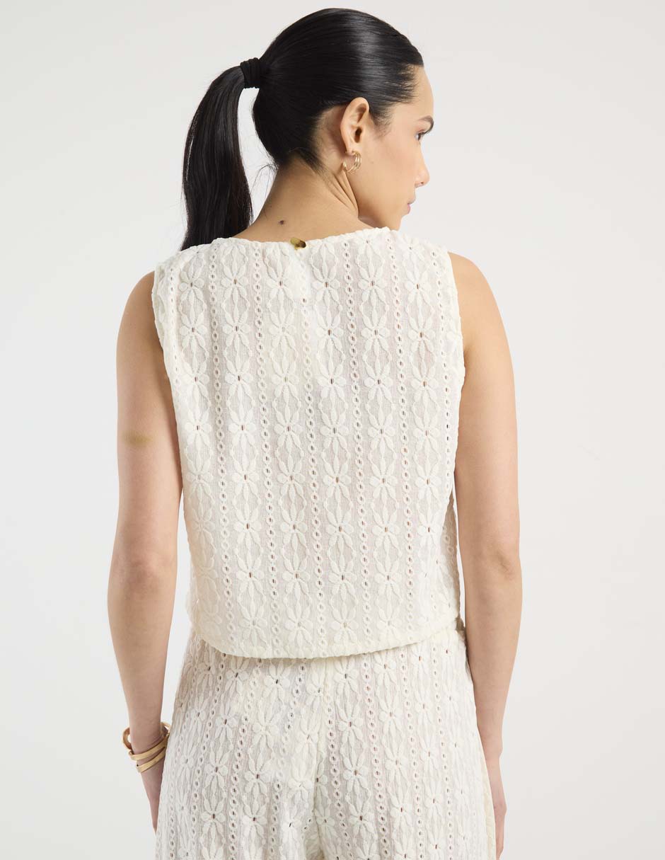 Blusa de playa de tirantes para mujer 6