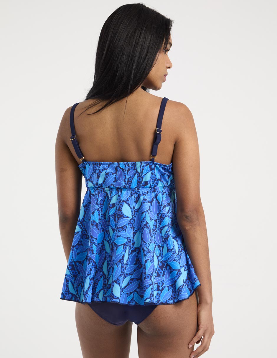 Top bikini estampado floral copa preformadas para mujer 2