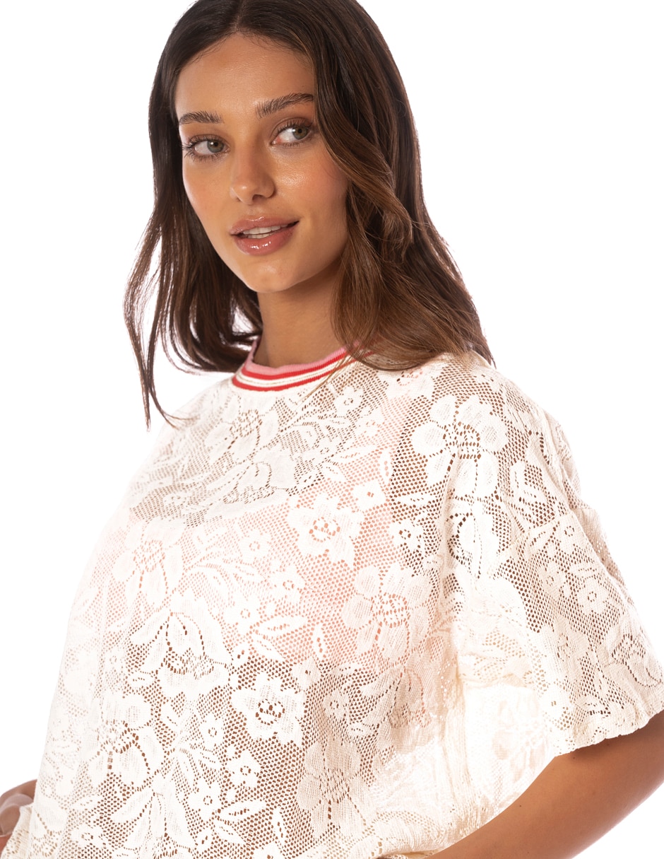 Salida de playa blusa para mujer 3