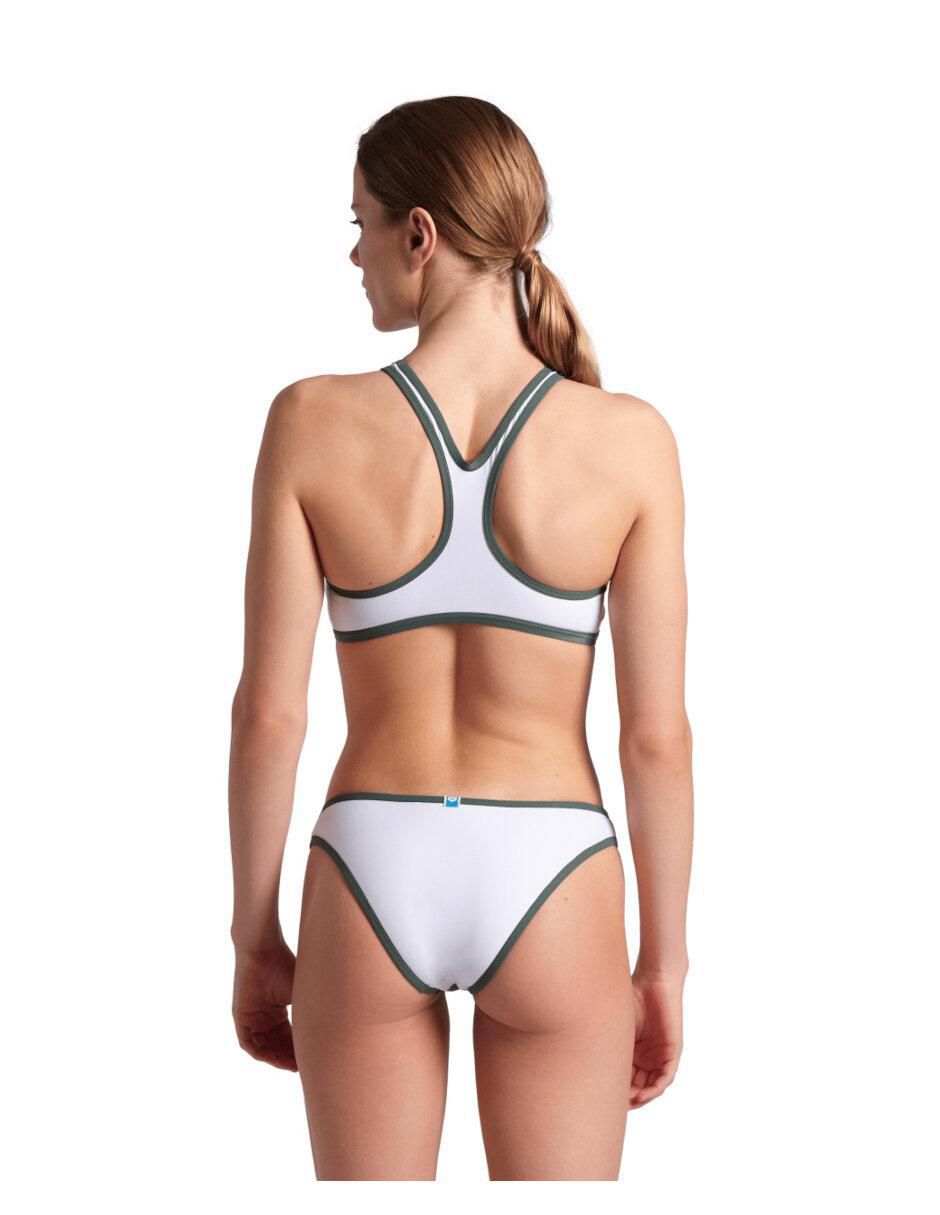 Conjunto bikini estampado logo para mujer 2