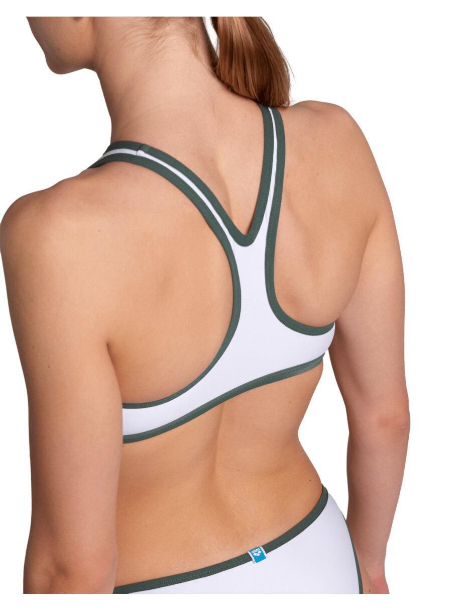 Conjunto bikini estampado logo para mujer 5
