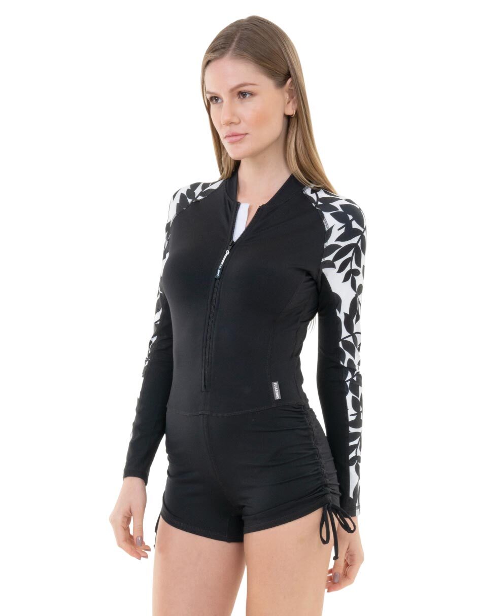 Traje de baño completo estampado floral para mujer Traje de baño completo estampado floral para mujer